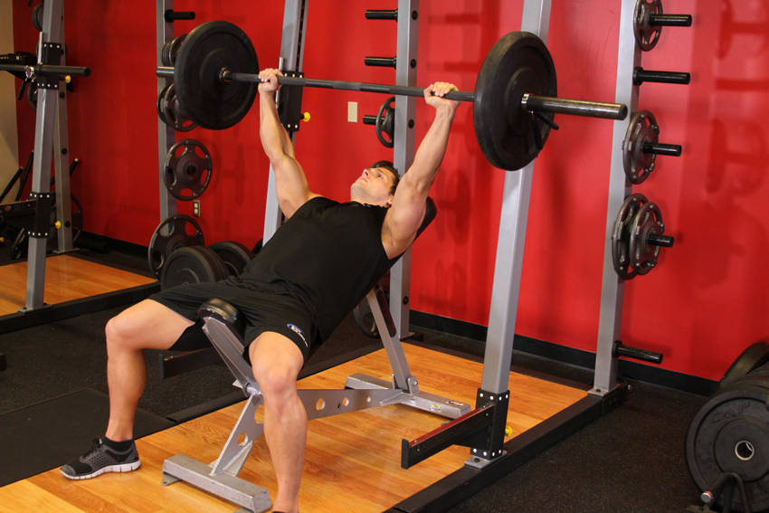 Barbell Incline Bench Press - Medium Grip demonstration