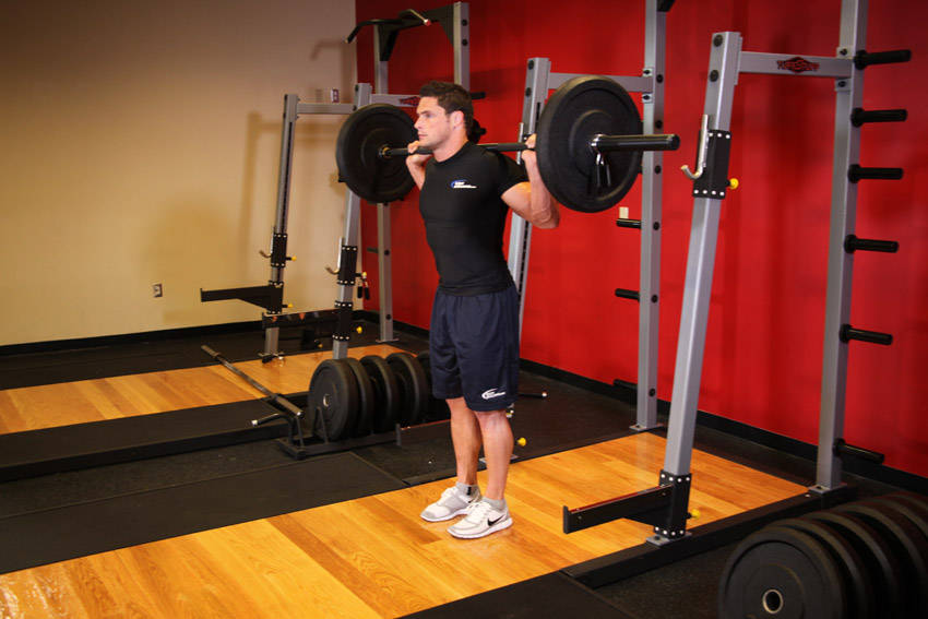 Barbell Lunge demonstration