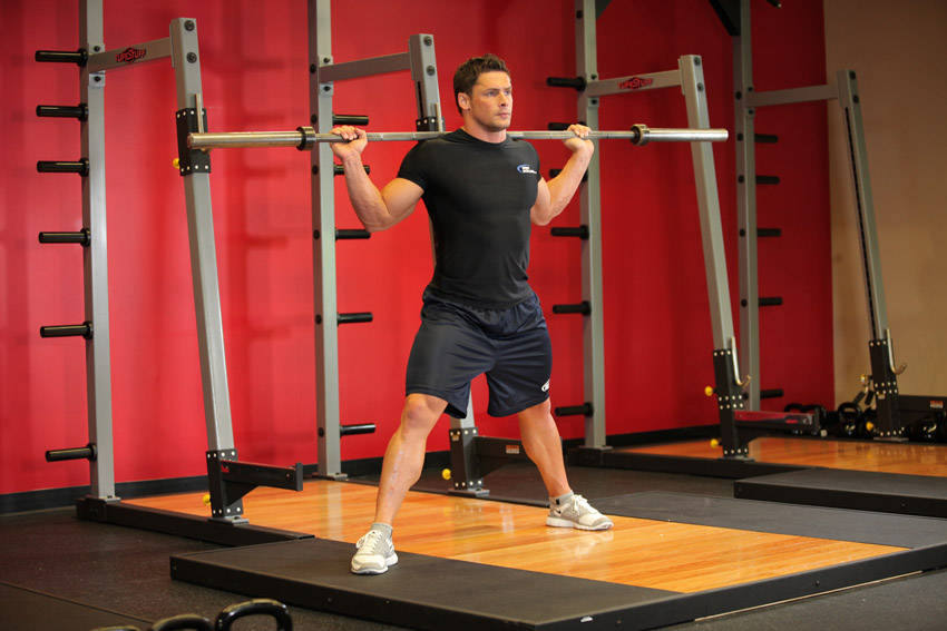 Barbell Side Split Squat demonstration