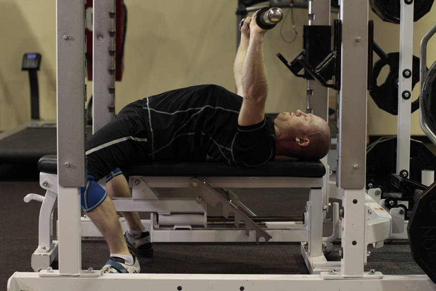 Bench Press - Powerlifting demonstration