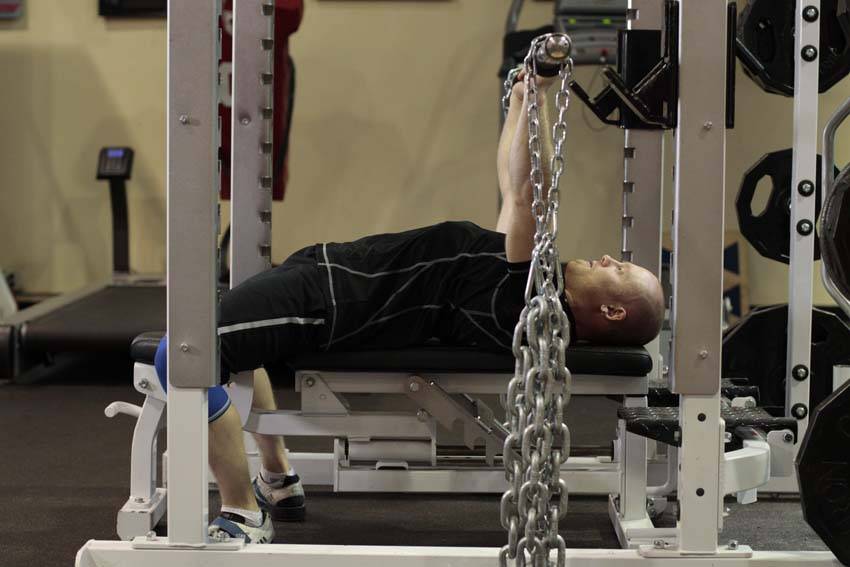 Bench Press with Chains demonstration