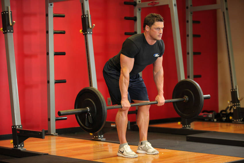 Bent Over Barbell Row demonstration