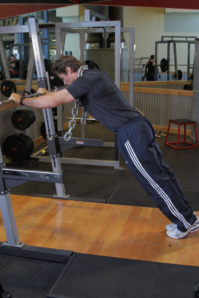 Body Tricep Press demonstration