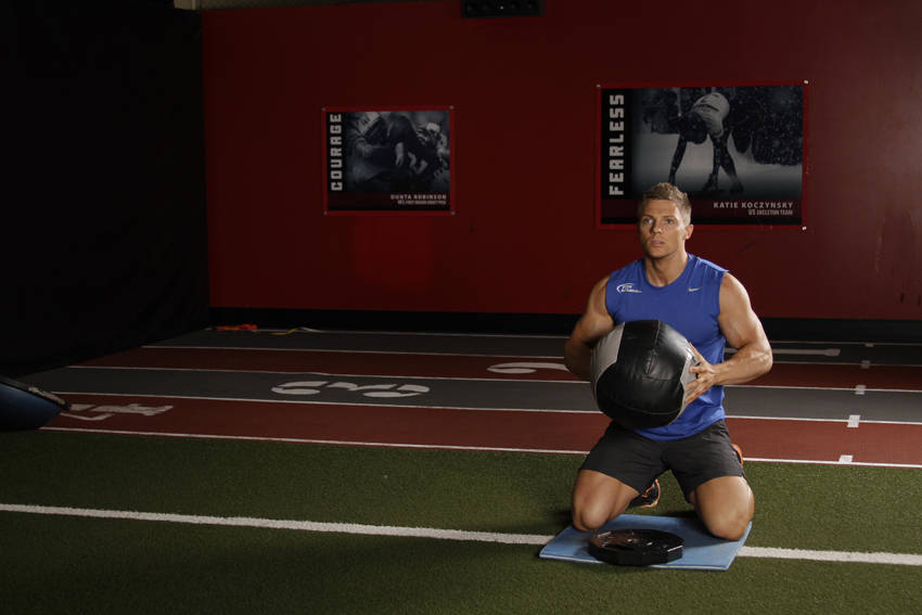 Chest Push (single response) demonstration