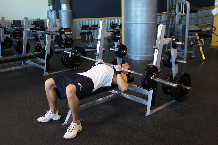 Close-Grip Barbell Bench Press demonstration