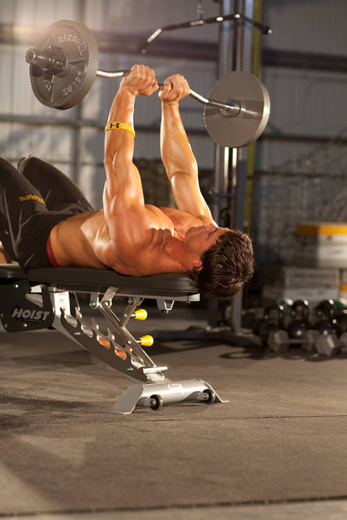 Close-Grip EZ-Bar Press demonstration