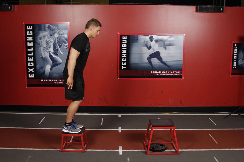 Depth Jump Leap demonstration