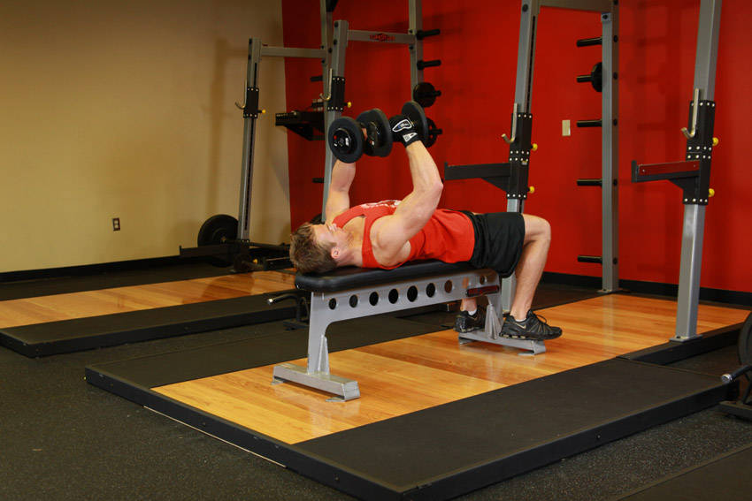 Dumbbell Flyes demonstration