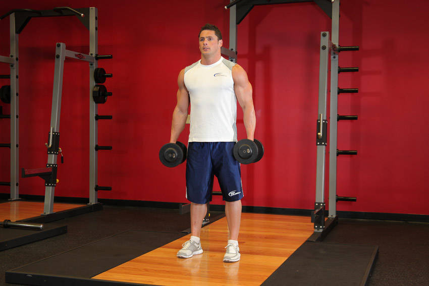 Dumbbell Squat demonstration