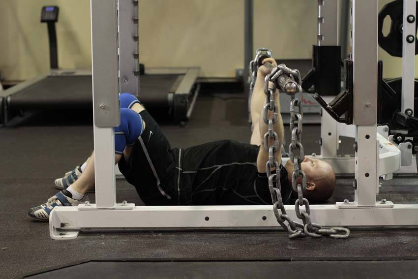 Floor Press with Chains demonstration
