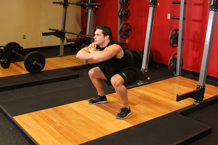 Freehand Jump Squat demonstration
