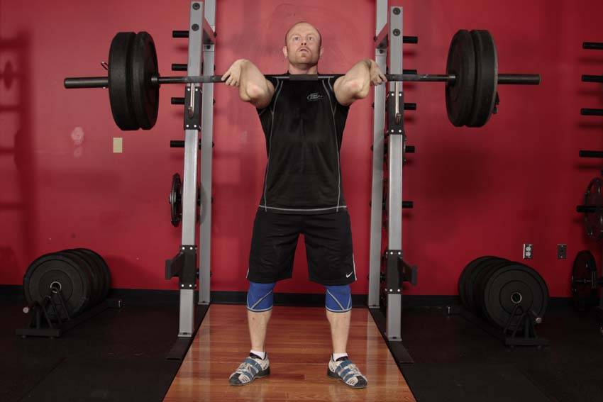 Front Squat (Clean Grip) demonstration