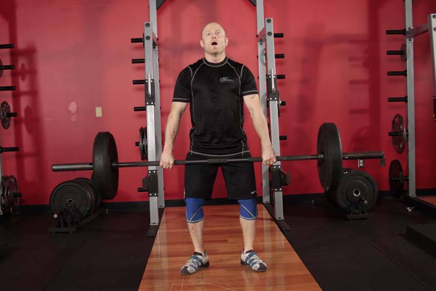 Hang Clean demonstration