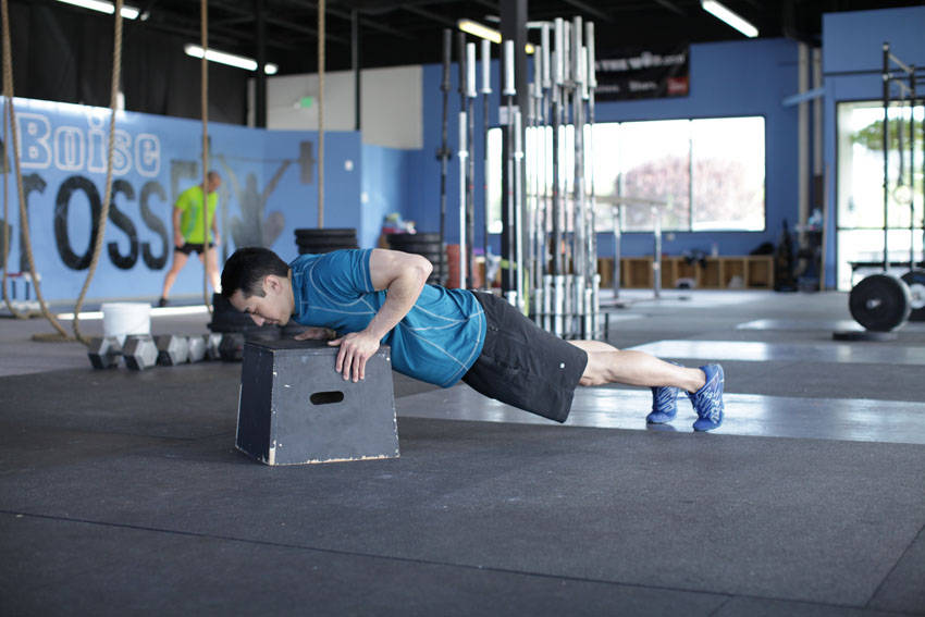 Incline Push-Up demonstration