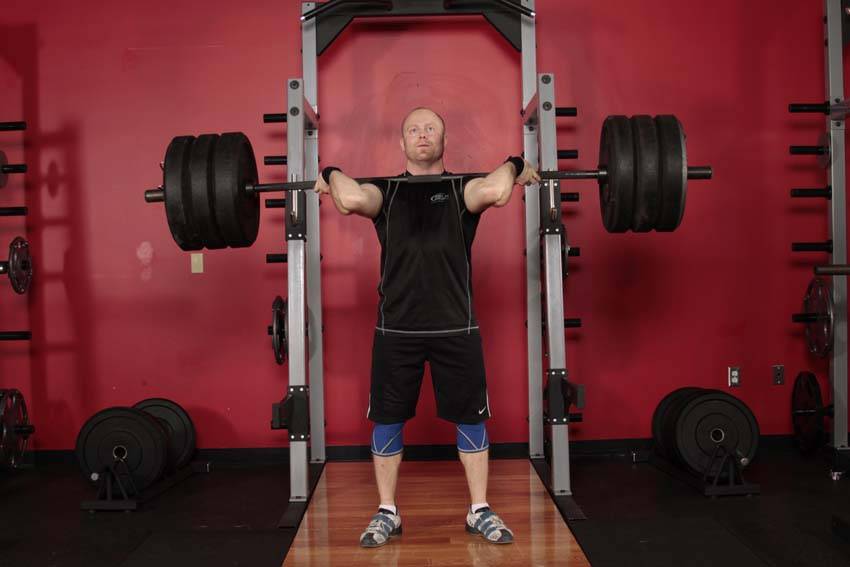 Jerk Dip Squat demonstration