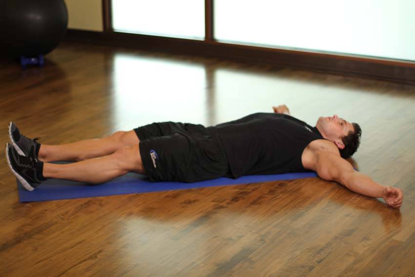 Knee Across The Body demonstration