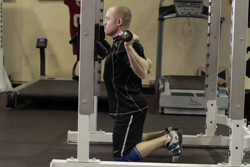 Kneeling Squat demonstration