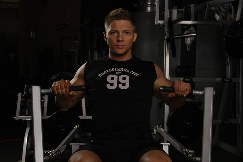 Leverage Chest Press demonstration