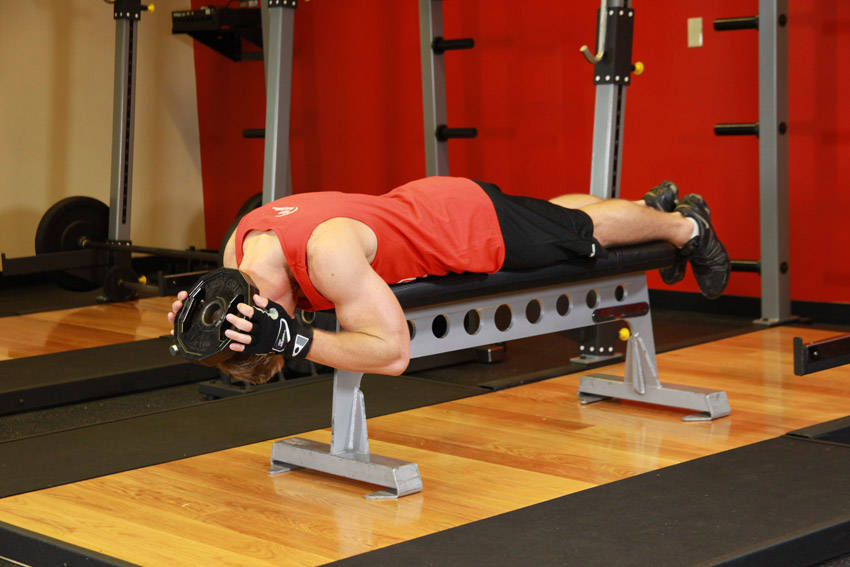 Lying Face Down Plate Neck Resistance demonstration