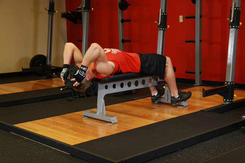 Lying Face Up Plate Neck Resistance demonstration