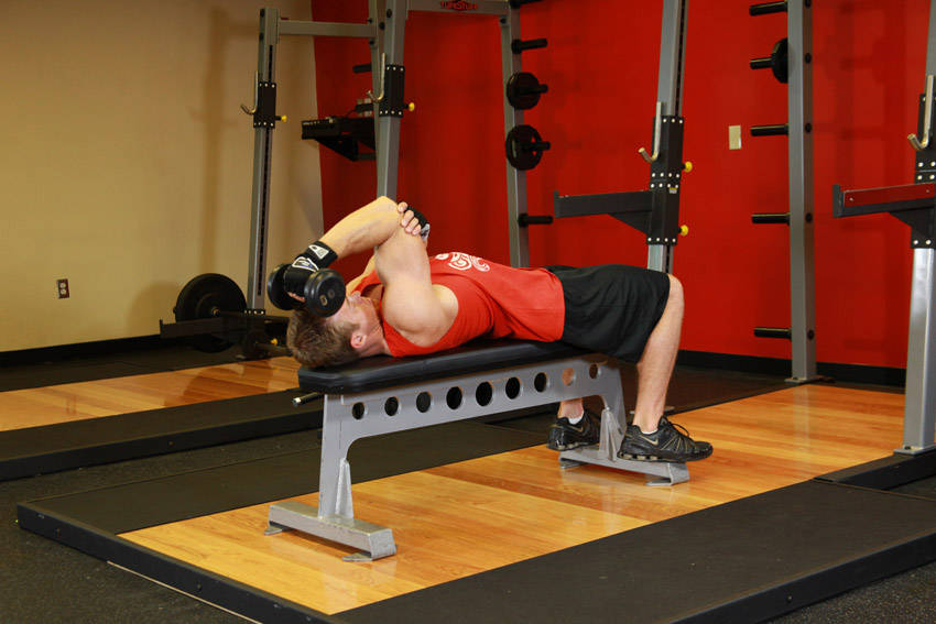 One Arm Supinated Dumbbell Triceps Extension demonstration