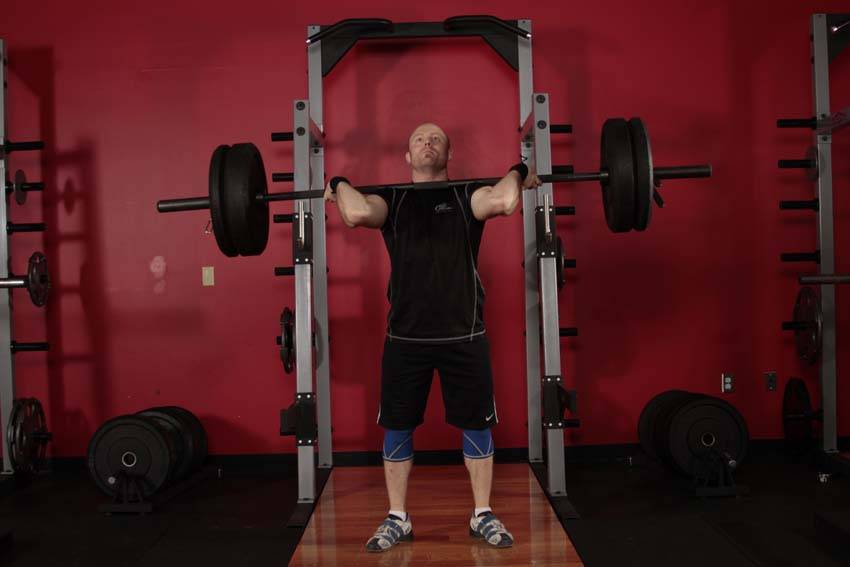 Push Press demonstration frame 1