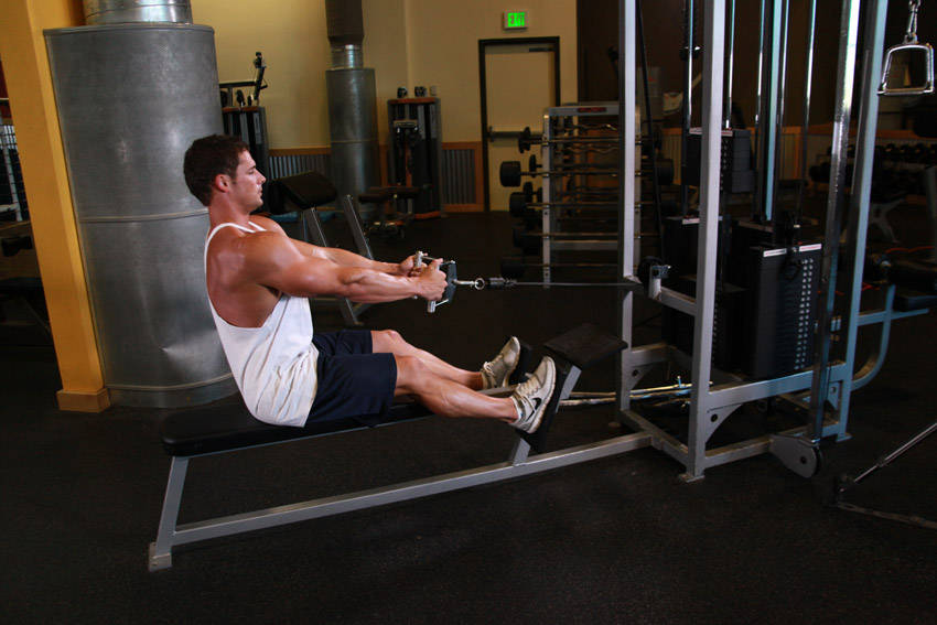 Seated Cable Rows demonstration