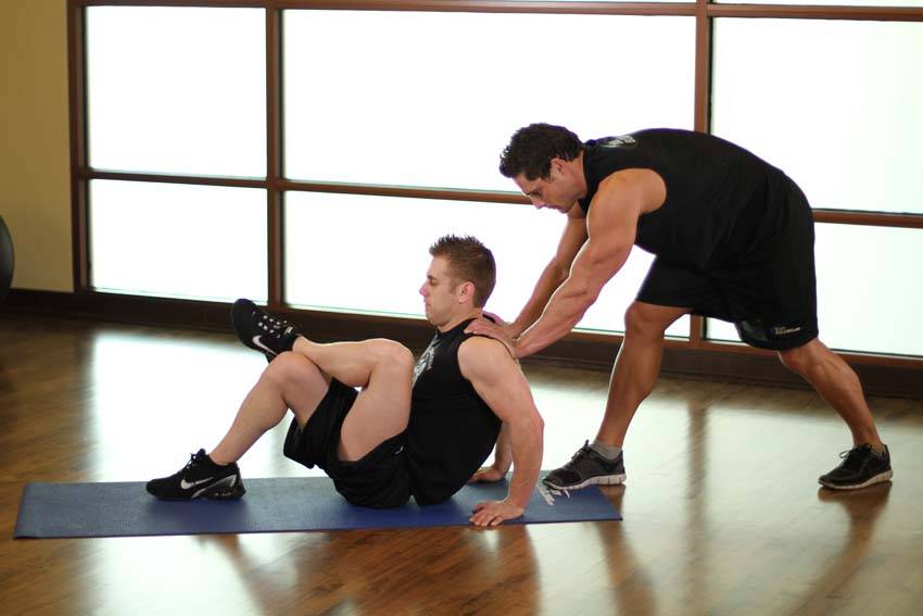 Seated Glute demonstration